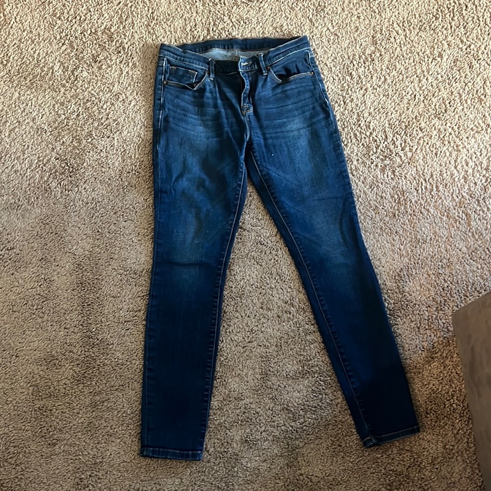 Size 27 dark denim skinny jeans. BDG.